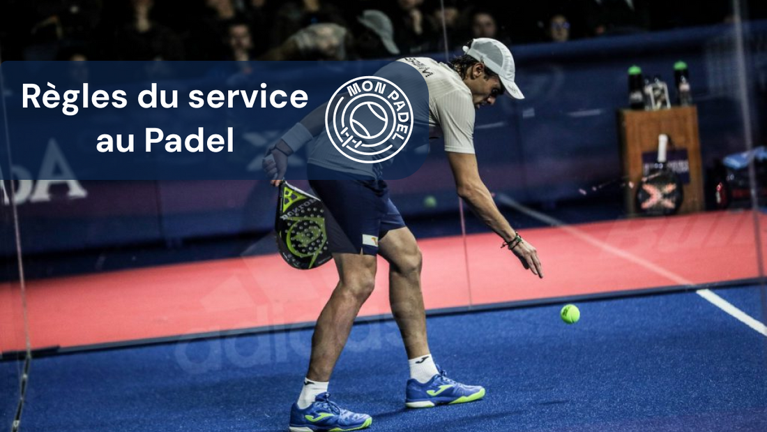 règles service padel, padel service, service padel