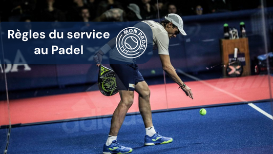 règles service padel, padel service, service padel